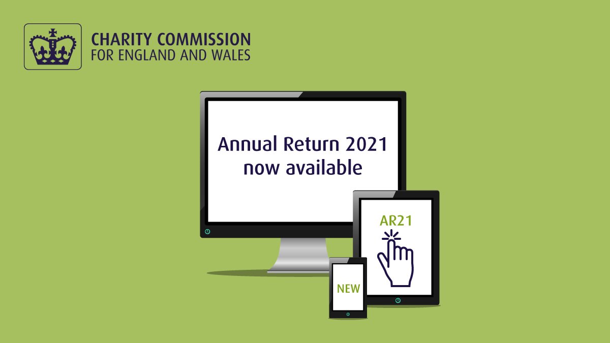 📢 Our 2021 #Charity annual return service is now available! 

Find out what questions are included, and what you need to submit: gov.uk/guidance/prepa…

#Trustees #GoodGovernance