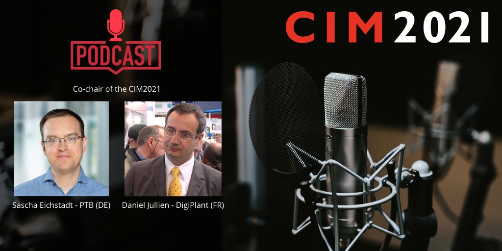 CIM_CFM's tweet photo. While you’re resting, cooking, eating or even measuring, testing, controlling…listen to this 15mn podcast between Sascha Eichstädt from PTB (DE) and Daniel Jullien from Digiplant (FR), both co-chairing the 2021 International Metrology Congress.
🎙️: https://t.co/VLWDUeo05s https://t.co/uSJyhB1PU9
