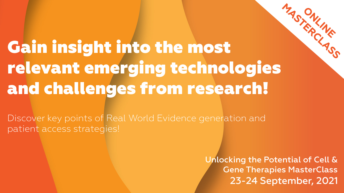 Join our upcoming #Unlocking the #Potential of Cell and Gene #Therapies MasterClass which will be held ONLINE on 23-24 September, 2021!
More info: bit.ly/3hhYAi4

#celltherapy #therapy #pharma #biotech #online #genetics