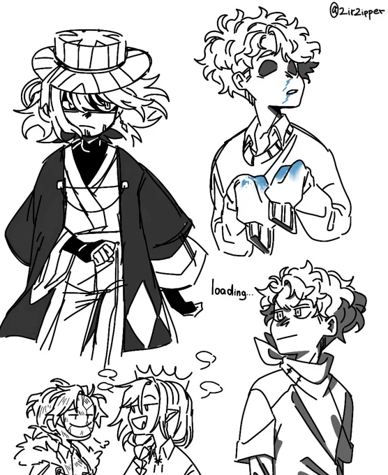 Hiya! Have this doodle while I'm working on the bbh &amp; skeppy comic! 