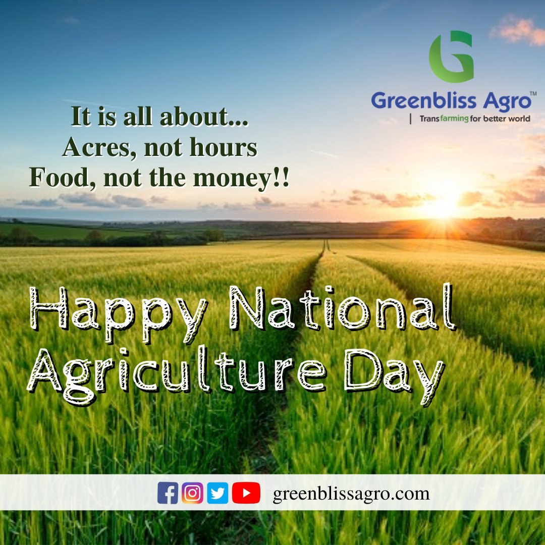 StoreGreenbliss's tweet photo. Celebrate everyday in the name of our beloved Farmer and Agriculture They are EternalHappy National Agriculture Day
#AgricultureDay #FarmersProtest #agriculturenews #farming #organic #farmers #nutrition #agricultural #wellness @nutritionrobot @PromoYourApp #nutrition #Greenpeace https://t.co/Z2B9DF8n3I