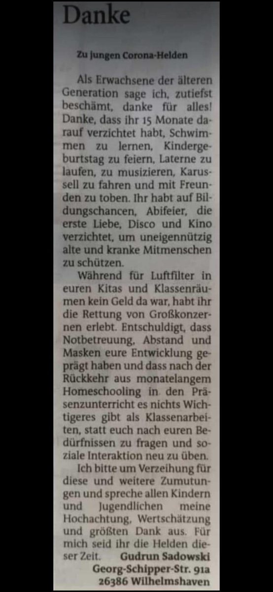 TnkRat's tweet image. "Dank an die jungen Corona-Helden".

Ich hab da was im Auge.