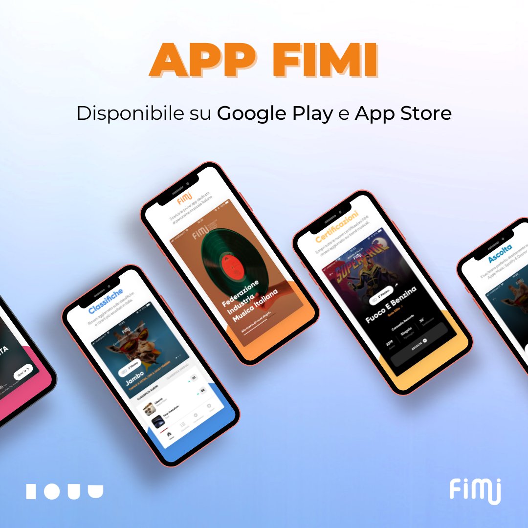 FIMI_IT's tweet photo. #AppFIMI • È ora disponibile su Google Play e App Store l’applicazione dedicata a tutti i #MusicLovers con gli aggiornamenti sulle classifiche e le certificazioni del mercato italiano sempre a portata di smartphone 📲

Scaricala ora ➡ https://t.co/eGeCD7ea7P

@loudsrl https://t.co/ux2t7VracR