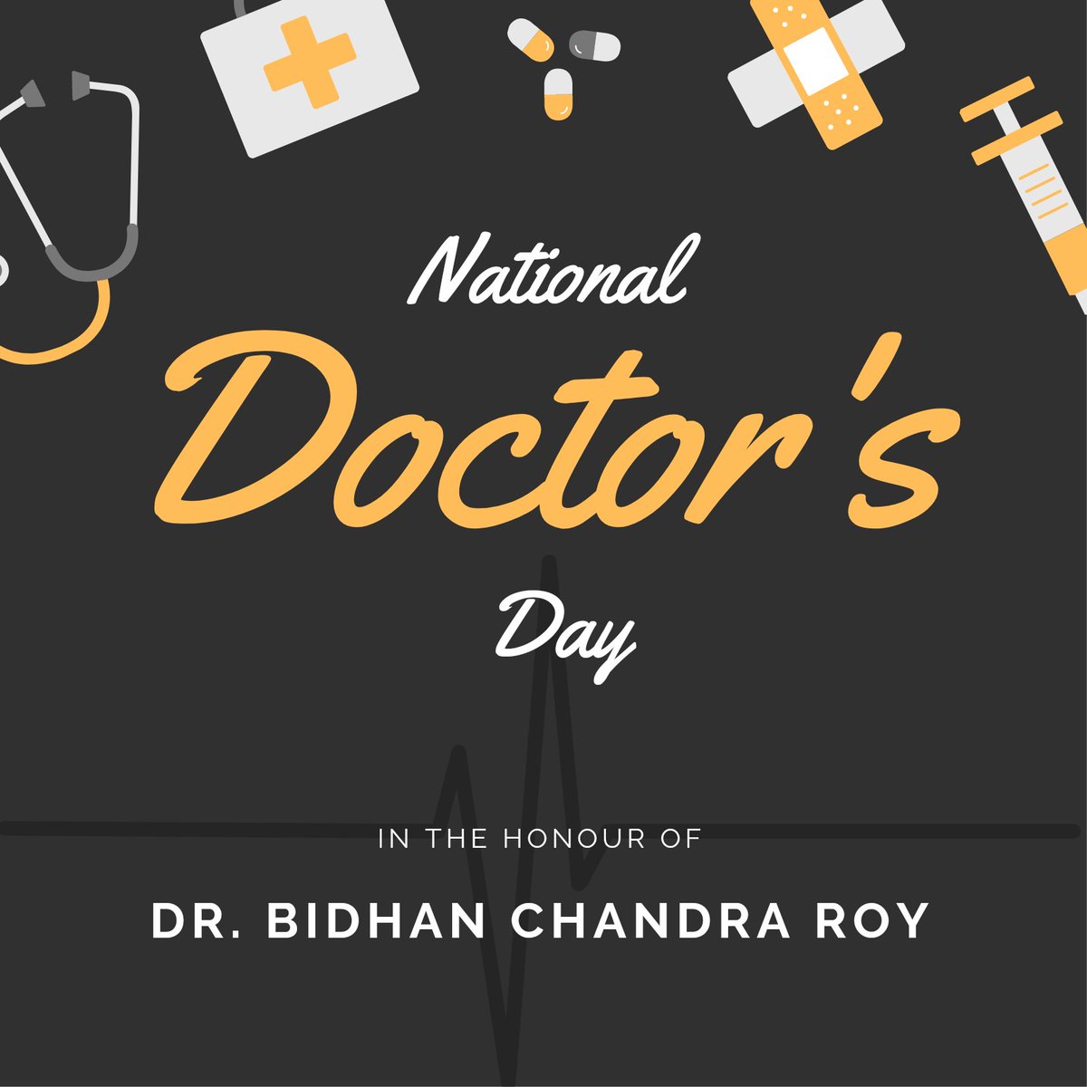 dayatva's tweet photo. #NationalDoctorsDay celebrated to honor the birth and death anniversary of great physician and second chief minister of West Bengal Dr. Bidhan Chandra Roy.
Let us all salute and be grateful to doctors for not letting India succumb to these difficult situations.
#Dayatva #Doctor https://t.co/sCqdrrdu1Y