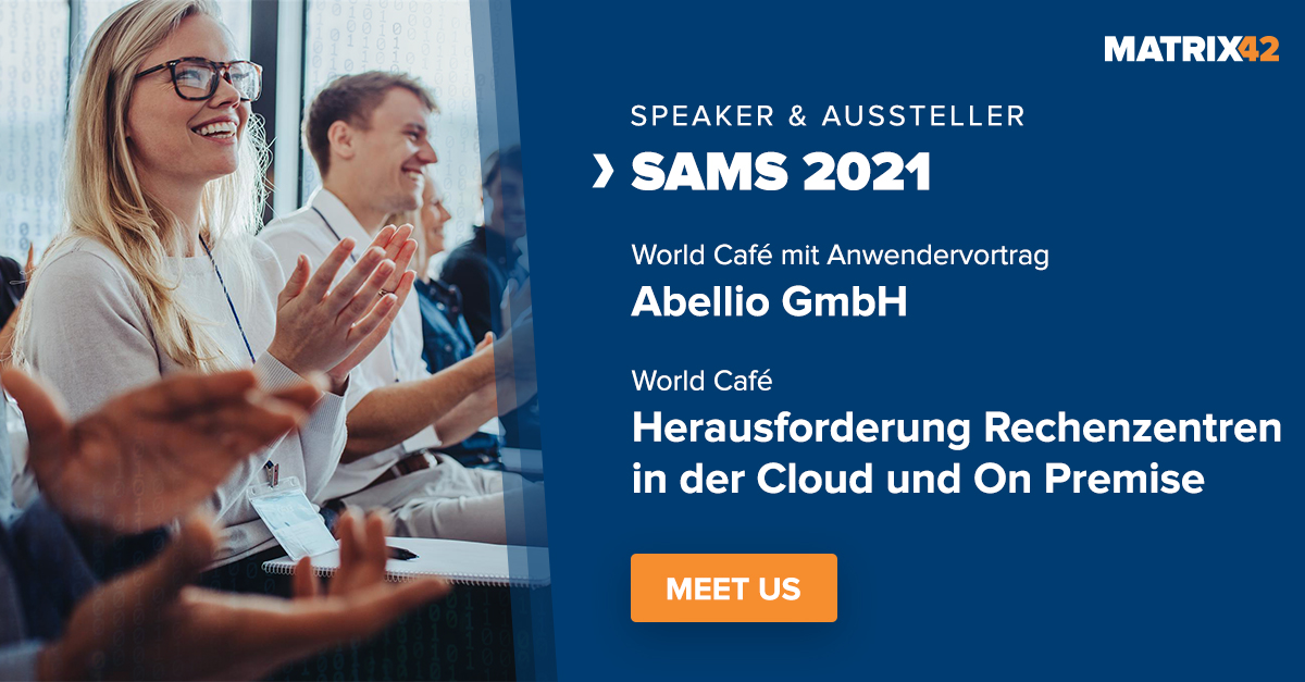 Matrix42_global's tweet photo. #Matrix42 ist für Sie natürlich auch wieder in diesem Jahr als Aussteller und Mitgestalter des Programms der #SAMSdach mit dabei! Wir freuen uns auf Sie!
Jetzt mehr erfahren: 👉 https://t.co/KGOwb0MRkS https://t.co/tk2xB5qDmr