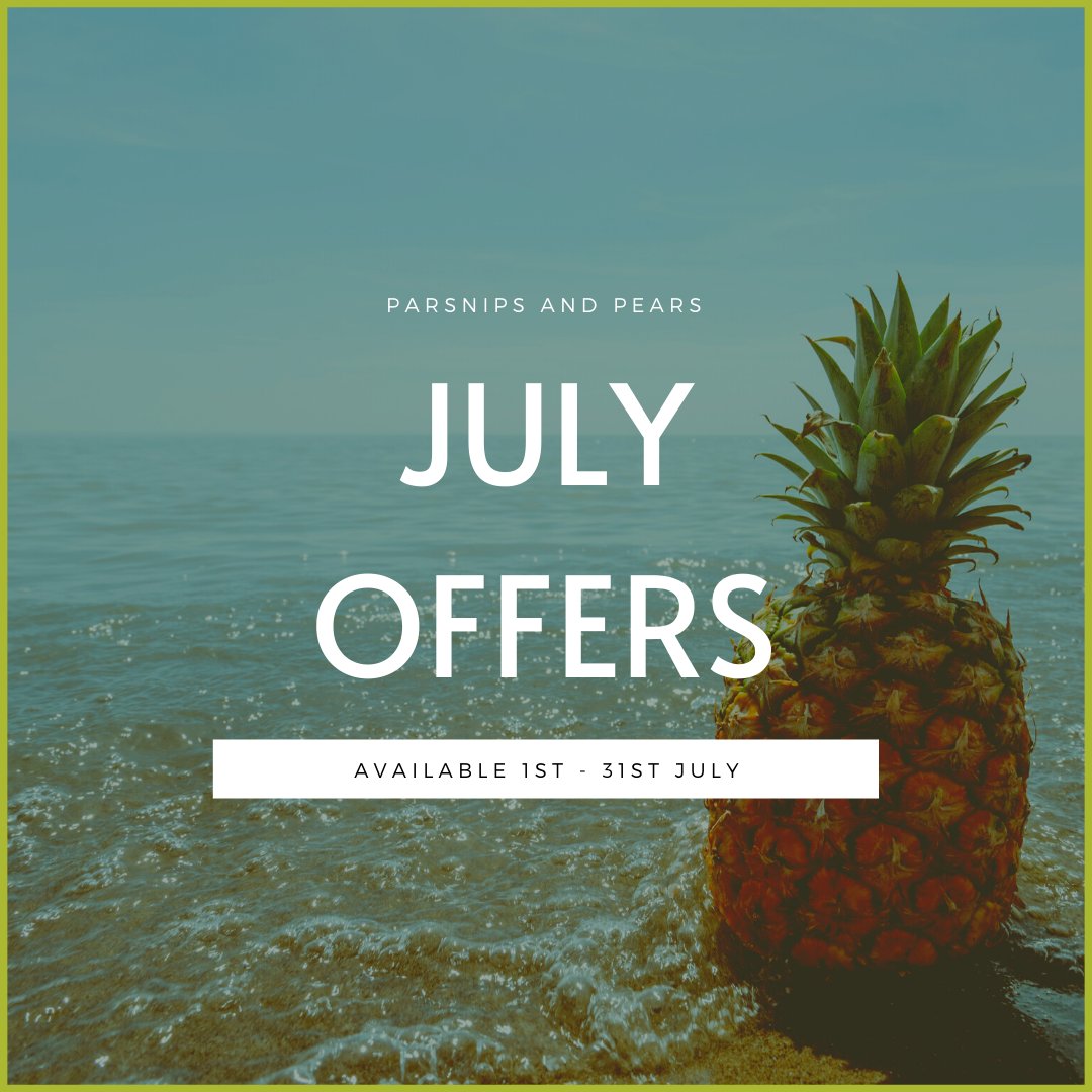 It's July!

That can mean just one thing... New Offers from Parsnips and Pears!

Head over to the website to take a look or call our team on 0115 822 8622 to find out more!

#july #summer #freshfruitandveg #farmtofork #fooddelivery #shopindependent #buyonline #parsnipsandpears
