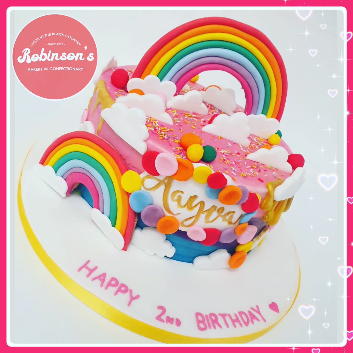 We’ve been a little quiet on social in June, because we’ve been doing some fabulous cakes (and NPD of our new #eggless #vegan range) #robinsonsbakery #cakesoftwitter #cake #bakersoftwitter #blackcountrybakery #bespokecakes #rainbowcake #westmidlands #handmade #localbusiness