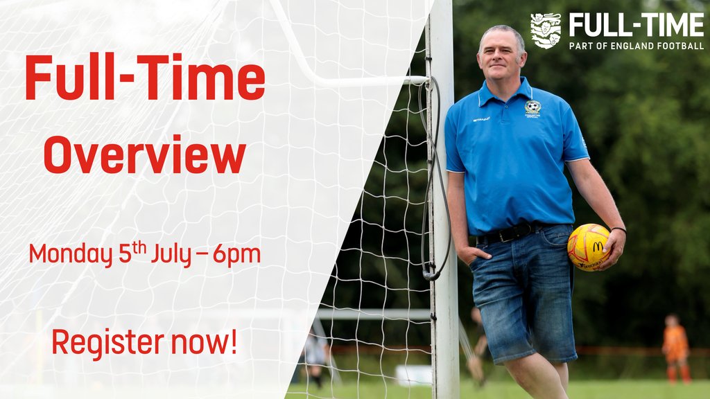Cheshire_FA's tweet photo. Do you want to know the basics of what the @FA Full-Time League Admin tool can do?

Join the 'Full-Time Overview' webinar on Monday with The @FAGRTech Team for a whistle stop tour for everything Full-Time has to offer!

👉 https://t.co/ZKBz665Tiw https://t.co/bE0SKdHONr