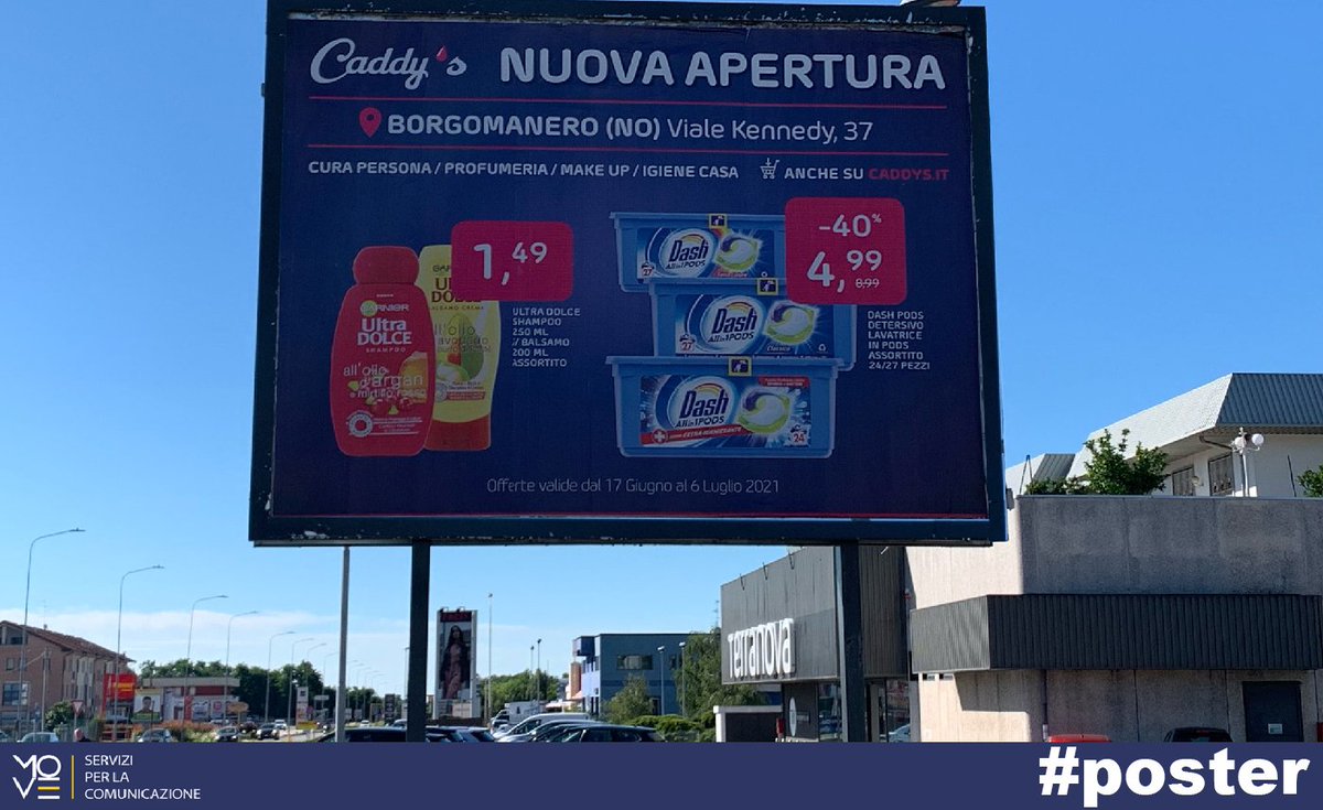 moveadv's tweet photo. Fai come Caddy’s e scegli la forza del poster per dare visibilità alla tua campagna promozionale di lancio.
#caddys #ooh #dooh #mobile #dinamica #comunicazione #esterna #locale #Moveadv #oohadvertising #pubblicità #marketing #cartelli #poster https://t.co/FI22XyY08F