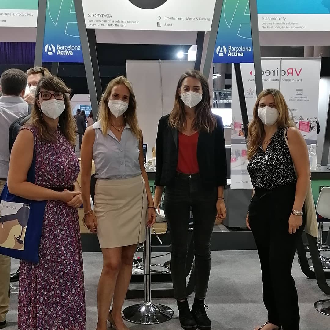 StorydataBcn's tweet photo. Felices de estar exponiendo #Storydata en el #FYFN con @barcelonactiva haciendo contactos super provechosos. Nos encontraréis hoy hasta las 16 en el Hall 2 2F12.17 

Venid a vernos!

#MWC21 https://t.co/CKmDInm6O2