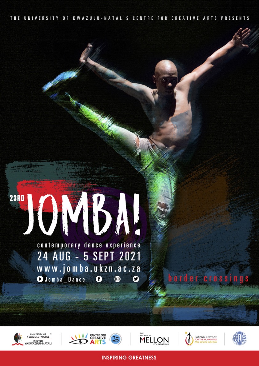 JOMBA! Contemporary Dance Experience (@jomba_dance) on Twitter photo And....drum roll...we reveal our 2021 JOMBA! poster featuring dancer Sandile Mkhize from Durban's Phakama Dance Theatre taken at JOMBA! 2016 by Val Adamson
Save the date - it will be online and free! 24 Aug - 5 Sept 2021 #JOMBA2021
<a href="/ukzncca/">Centre for Creative Arts</a> <a href="/UKZN/">University of KZN</a> <a href="/MellonFdn/">Mellon Foundation</a> <a href="/iNIHSS/">info@nihss.ac.za</a> <a href="/iccr_hq/">ICCR</a> And....drum roll...we reveal our 2021 JOMBA! poster featuring dancer Sandile Mkhize from Durban's Phakama Dance Theatre taken at JOMBA! 2016 by Val Adamson
Save the date - it will be online and free! 24 Aug - 5 Sept 2021 #JOMBA2021
<a href="/ukzncca/">Centre for Creative Arts</a> <a href="/UKZN/">University of KZN</a> <a href="/MellonFdn/">Mellon Foundation</a> <a href="/iNIHSS/">info@nihss.ac.za</a> <a href="/iccr_hq/">ICCR</a>