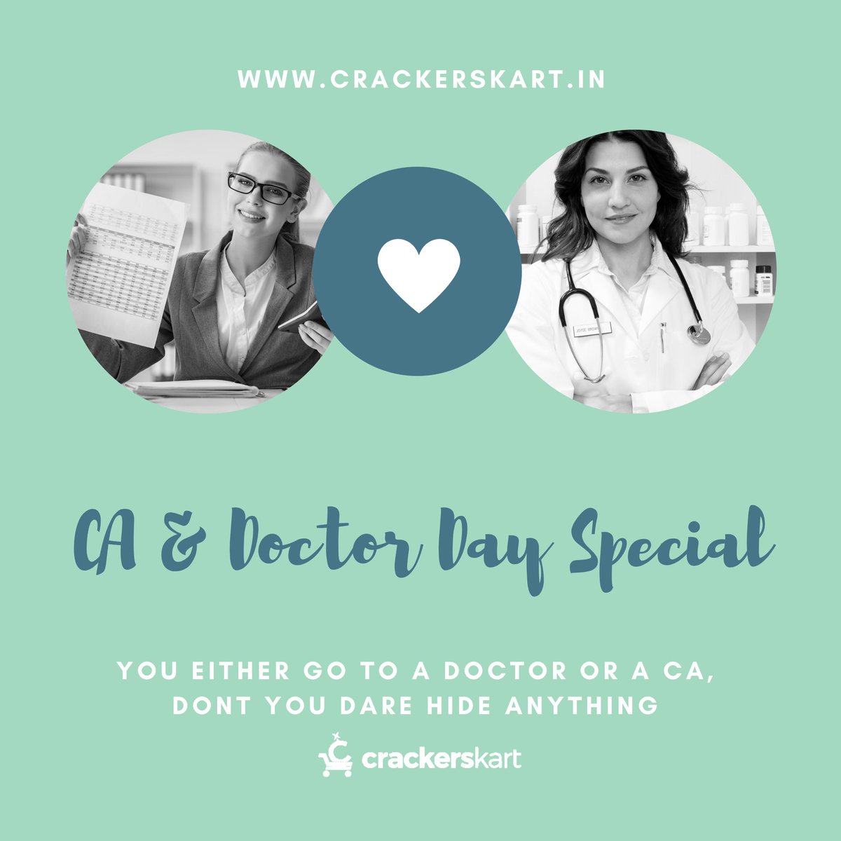 CrackersKart_In's tweet photo. you either go to a doctor or a ca, 
dont you dare hide anything…. #HappyDoctorsDay #HappyCADay #happydoctors @WHO @WHOWPRO https://t.co/WaaWLJqXwC