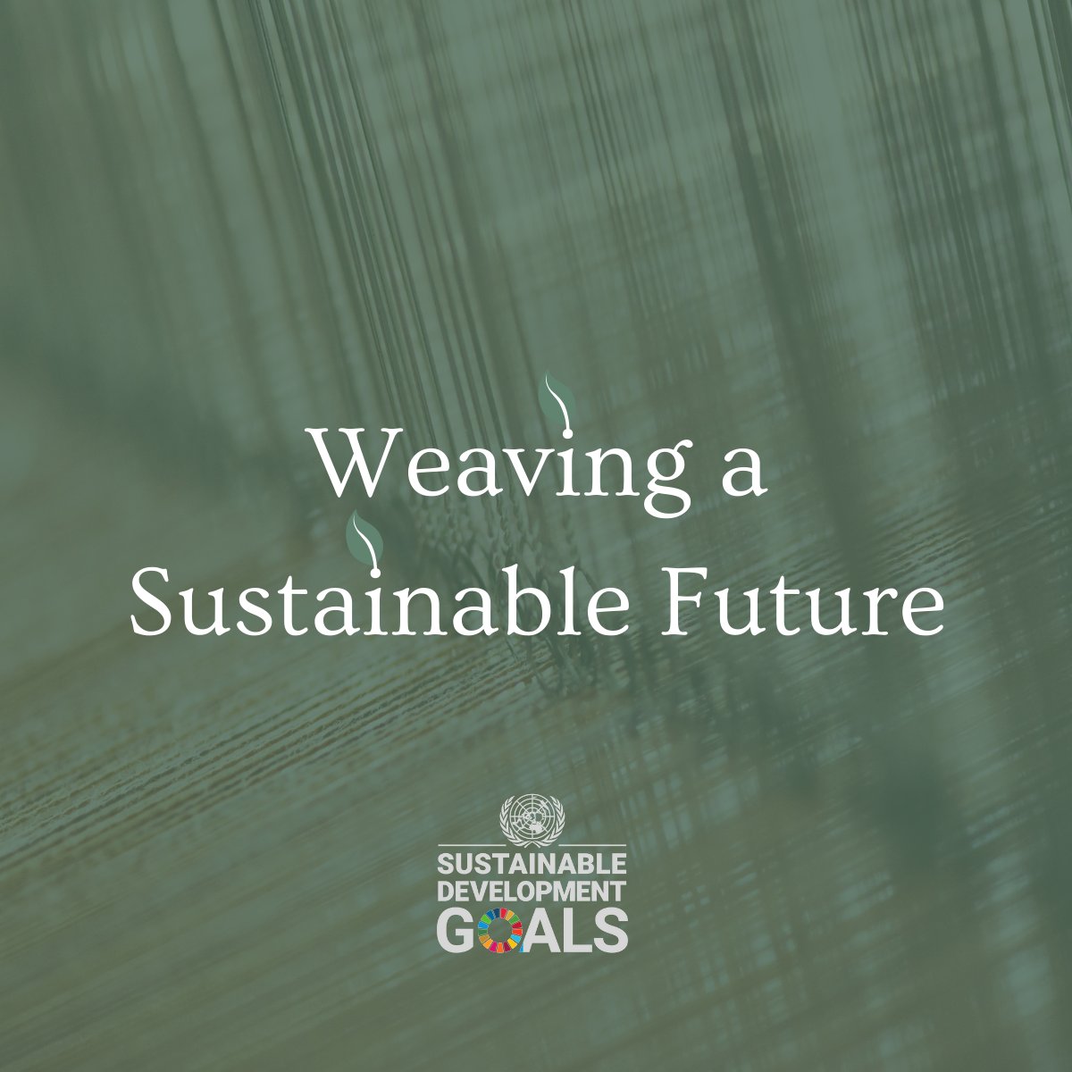 Next week as <a href="/UN/">United Nations</a> World Leaders meet to review the UN 2030 Agenda for Sustainable Development, we will launch our commitment to weave a more sustainable future, build a better community, and to create a better, increasingly sustainable product.

#sustainable #unsdgs <a href="/SustDev/">UN DESA Sustainable Development</a>