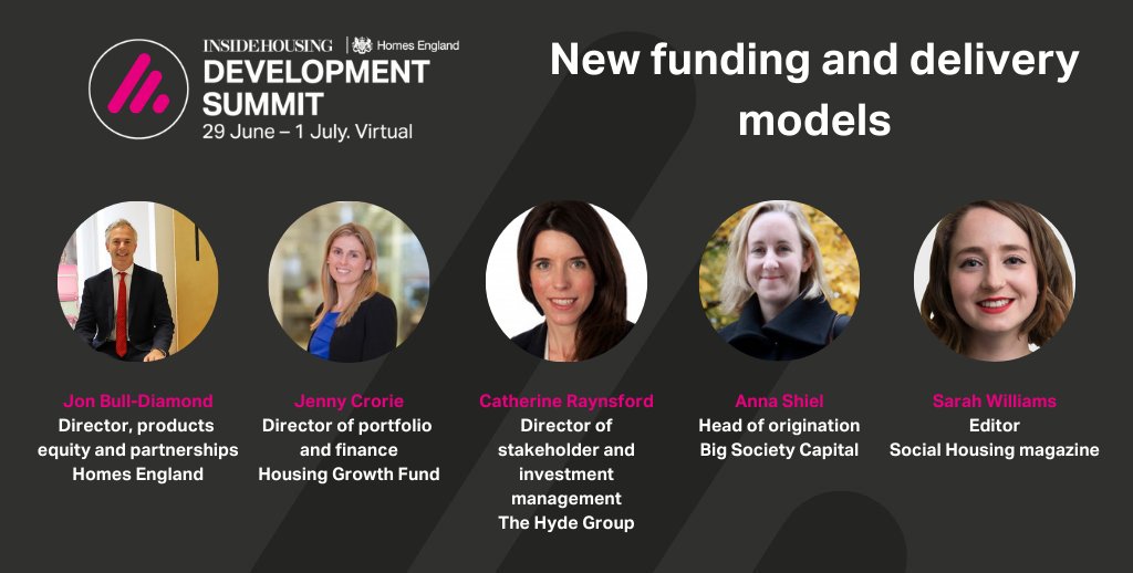 insidehousing's tweet photo. Looking forward to the first session of the day at the Inside Housing and @HomesEngland #DevelopmentSummit examining latest financing models being used to deliver more homes.
@SWjourno @HomesEngland @housinggrowth @HydeHousing @BigSocietyCap
#MakingHomesHappen https://t.co/odpbkNdK98