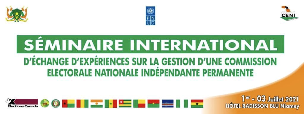 mngonesow's tweet photo. Niamey Happening now!

#Niger2021ExpertiseSharing

Ouverture du Séminaire international d'échange d'expériences sur la gestion d'une commission électorale nationale indépendante Permanente 

@ceniniger
@pnudniger
@Macei_ci
@pnudcotedivoire https://t.co/3cDKlh9LAc