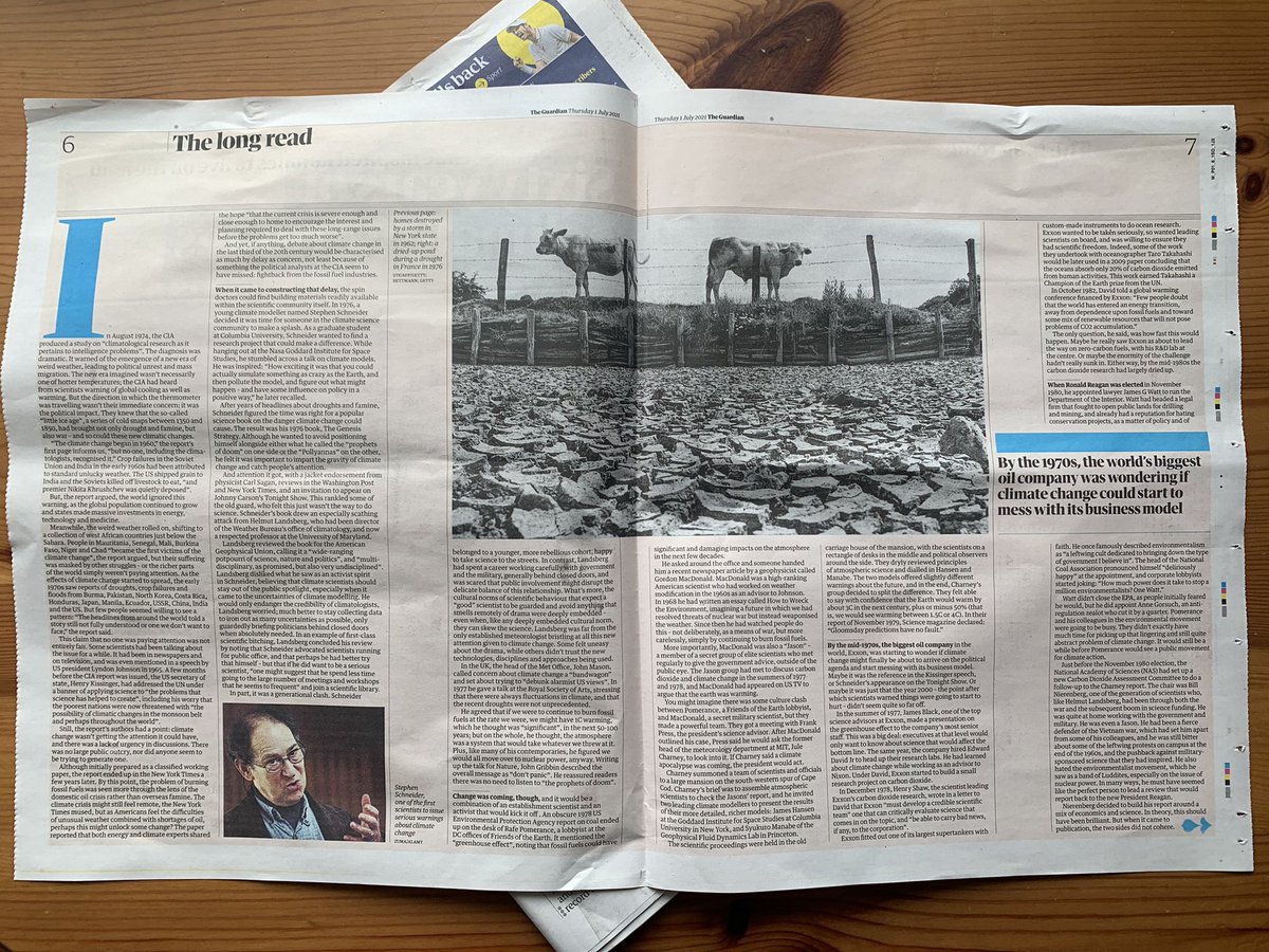 alicebell's tweet photo. Today’s Guardian long read is by me, an extract of my new book on the history of climate crisis, OUR BIGGEST EXPERIMENT https://t.co/nP0s4erDCs