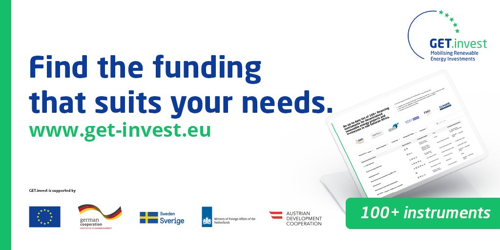 GET_invest's tweet photo. Introducing the new and improved @GET_invest Funding Database! Browse through 100+ #equity, #debt &amp; #grant instruments &amp; find the one that’s right for your #offgrid #renewableenergy project: https://t.co/ryvIyjQmi0 https://t.co/lXdpMOptHp