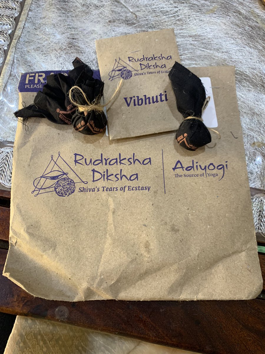 priti202005's tweet photo. Finally Received..thanks @ishafoundation @SadhguruJV #mahashivratri2021 https://t.co/f9rL0O6PhQ