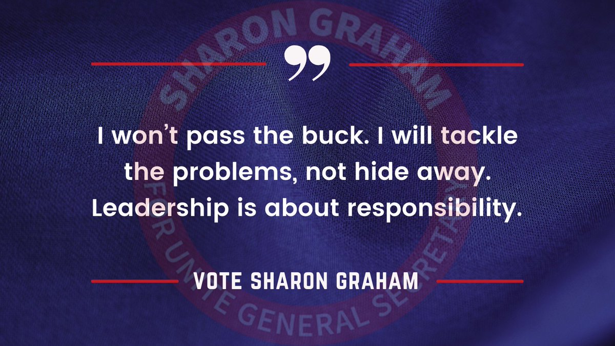 UniteSharon's tweet image. Vote Sharon Graham

My mantra will always be more and better support for our members where they need it most, at the workplace.

#SG4GS