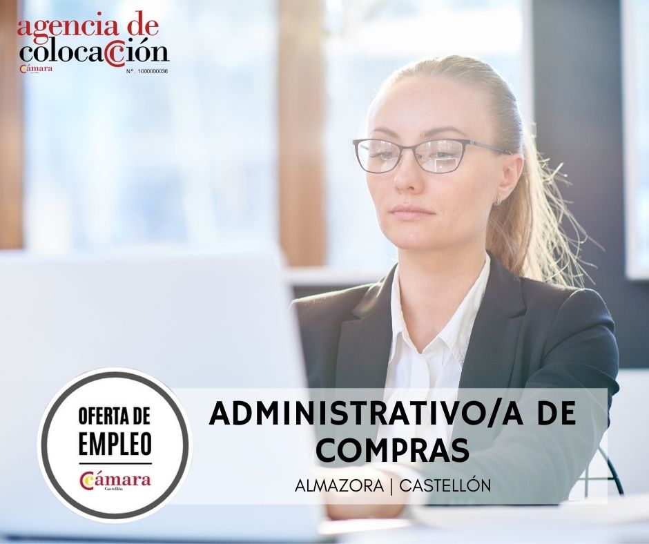 EmpleoCastellon's tweet photo. 📣¡Oferta de #empleo! Se busca Administrativo de compras para empresa del sector cerámico ubicada en Almazora. 

Pincha aquí para saber más sobre la #oferta 👉 
https://t.co/XV2hffm8Sf

#selecciondepersonal
#ofertasdeempleo
#agenciadecolocacion
#camaradecomerciodecastellon https://t.co/DdWOqRVOAw
