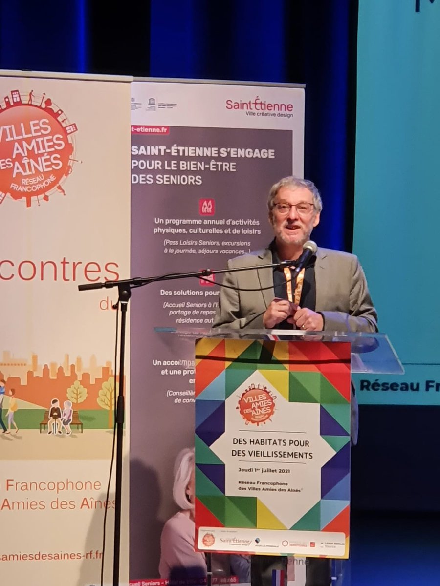 FIAPA1's tweet photo. Nous sommes ravis de participer au colloque "Des habitats pour des vieillissements" du @RFVAA , qui a demarré à Saint Etienne avec plus de 80 territoires representés.

#inclusion #RencontresRFVAA https://t.co/RFMjbZuWFU