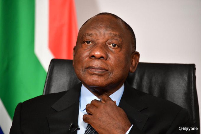 goolammv's tweet photo. We are President Cyril Ramaphosa. 
President Cyril Ramaphosa is us. 
#LeadUsMatamela 
#RemoveMkhwebane https://t.co/kTfWRdZFm4