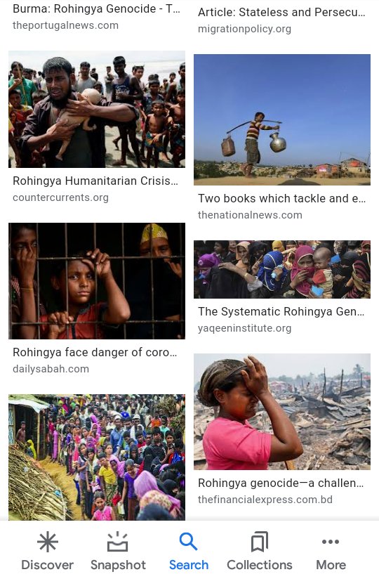 I'm Persecuated Rohingya student from bangladesh refugee camp i survived from genocide actually i want to say regard us that the Myanmar brutal government had been oustering our rohingya so that we migrated in Bangladesh.....