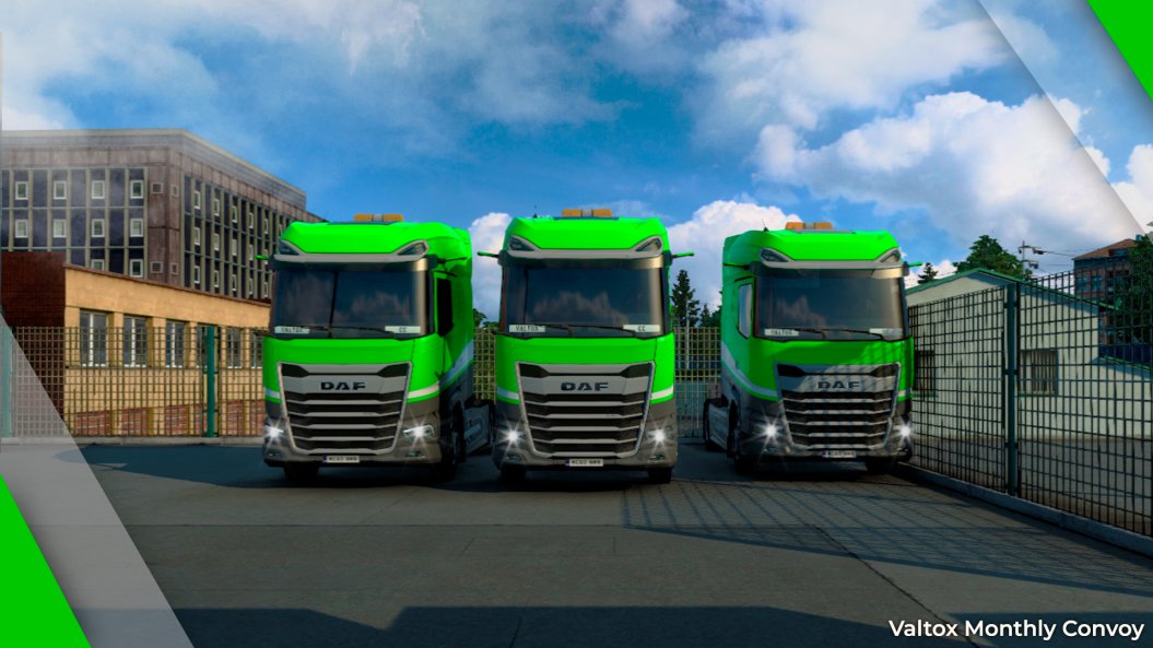 ValtoxGaming's tweet image. Thank you to everyone who attended our Monthly ETS2 Convoy!