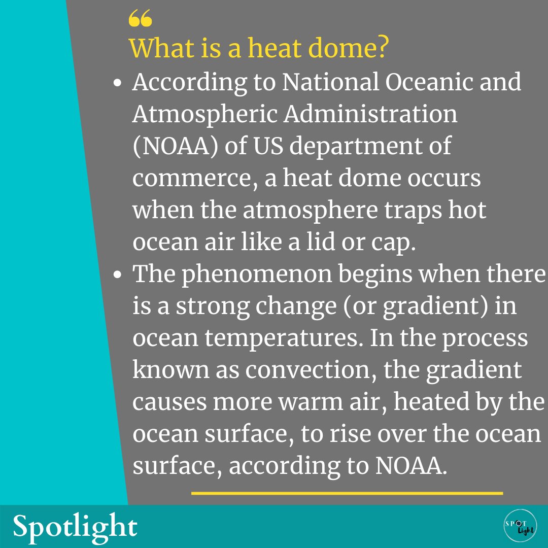 WeeklySpotlight's tweet image. Canada and parts of the US are experiencing extreme temperatures killing hundreds of people.
Learn How &amp;amp; Why?👇

#canada #us #usa #heatdome #heatdome2021 #death #climatechange #cilamte #climatecrisis #environment #earth #earthday #world #antarctica #tempeturerise #wheather