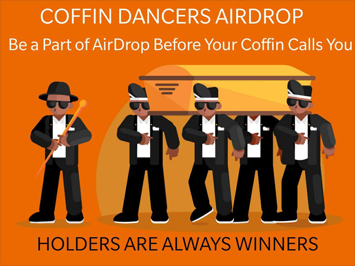 CryptoTownEU's tweet photo. 🚀 Airdrop: Coffin Dancer
💰 Value: TBDA
👥 Referral: TBDA
💸 Tokens: 5 + 1 CFD
📅 End Date: 15 July 2021
🏦 Distribution Date: 15 August 2021

Talk with the Telegram Bot
https://t.co/eJe2BCa0FM

#Airdrop #Crypto #Airdrops #cryptocurrency https://t.co/ggaqyCYalq