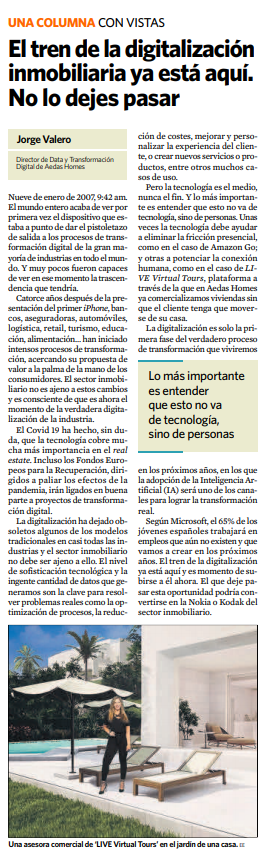 jorgevaleroe's tweet photo. Ya vuelvo a estar online y quería compartir con vosotros mi última tribuna en @elEconomistaes y os lanzo una pregunta (no hace falta que respondáis) ¿Quién será el Nokia o Kodak del sector inmobiliario? https://t.co/F5Nz4JCPzC