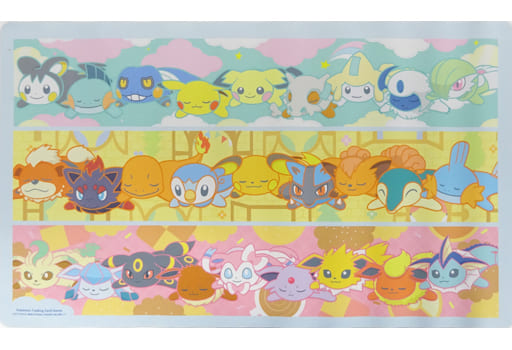 駿河屋通販トレカ情報 公式 入荷情報 ポケモンカードゲーム プレイマット Kuttari Cuties クッタリキューティーズ ポケモンセンター海外限定 T Co Huefs28bjx 3 980円 税込 ピカチュウやイーブイたちの W ｽﾔｧなプレマです ポケモン