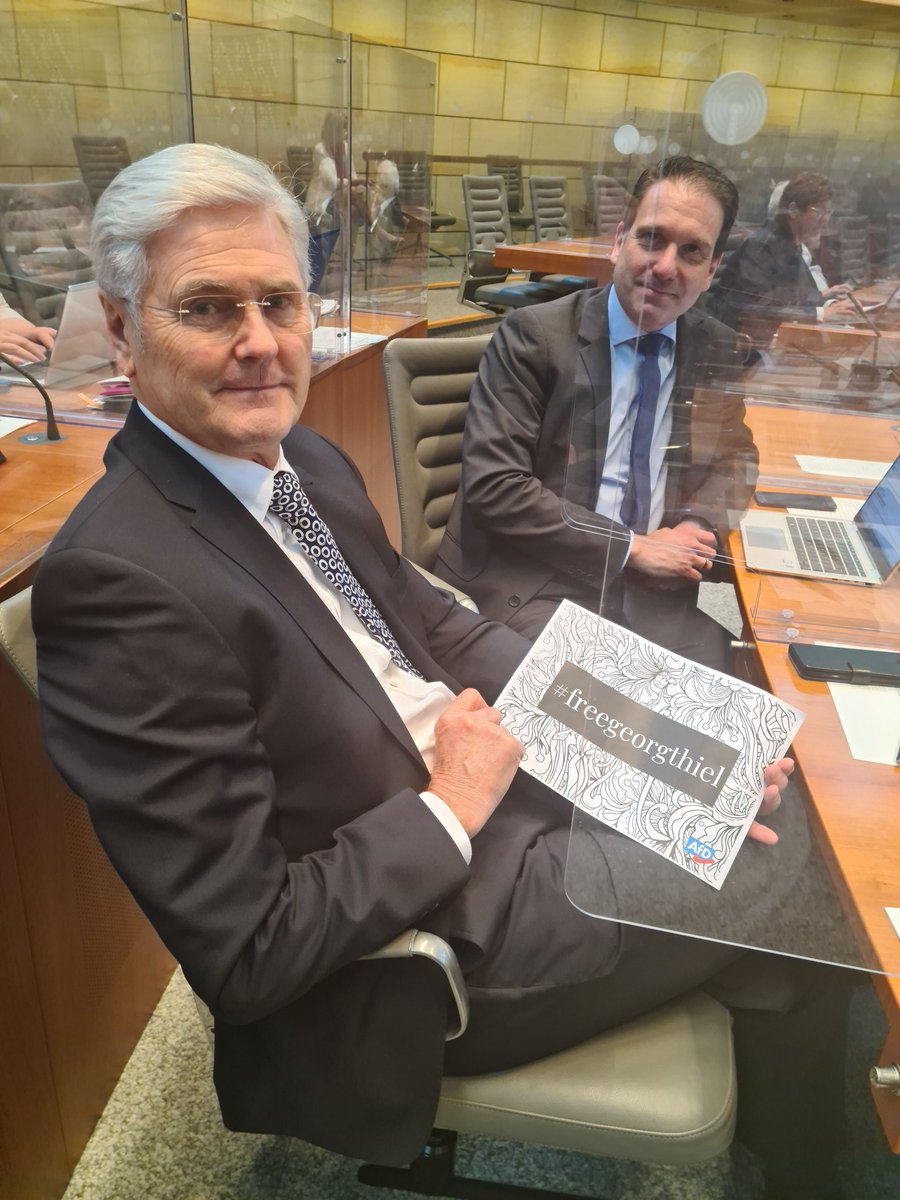 Auch diese Woche kämpfen wir wieder im #Landtag #NRW für #GeorgThiel, der seit über vier Monaten vom #WDR gefangen gehalten wird. #FreeGeorgThiel #ltnrw
Hier der Kollege <a href="/Strotebeck_AfD/">Herbert Strotebeck, MdL</a>.