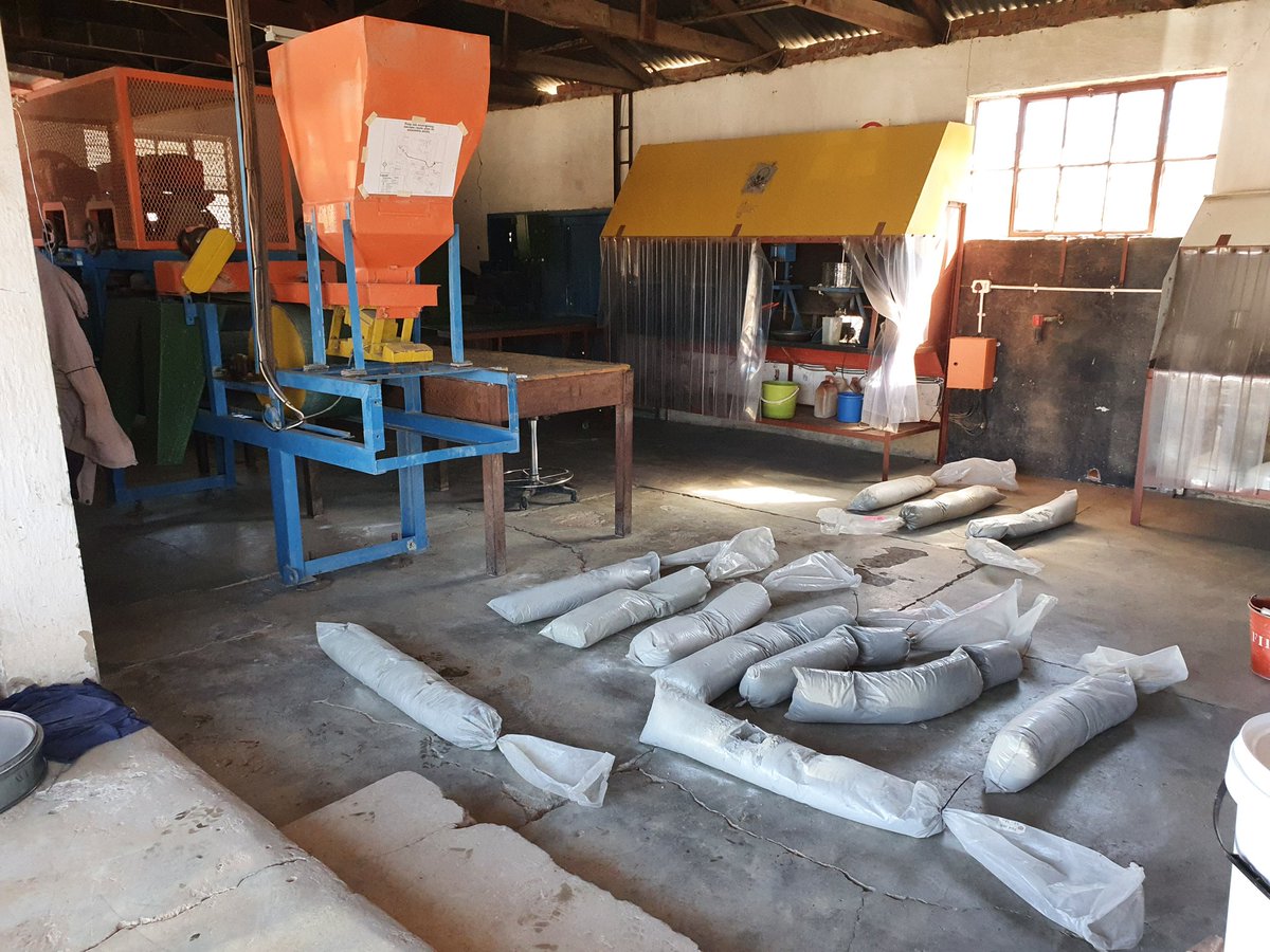 BotswanaDiamond's tweet photo. Samples collected from Thorny River and now ready for treatment at the sample processing and laboratory facility. #diamonds #exploration #southafrica https://t.co/3hOkzoBZGB