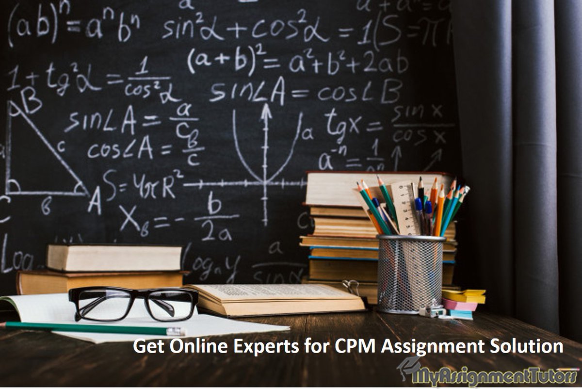 MyTutorsHelp's tweet image. Are you looking for online experts for CPM Assignment Solution? If you are, Contact My Assignment Tutors. Here We provide CPM Assignment solutions through world-class CPM Experts.

Get Help: myassignmenttutors.com/assignment-hel…

#CPMAssignmentExpert #CPMHomeworkHelp