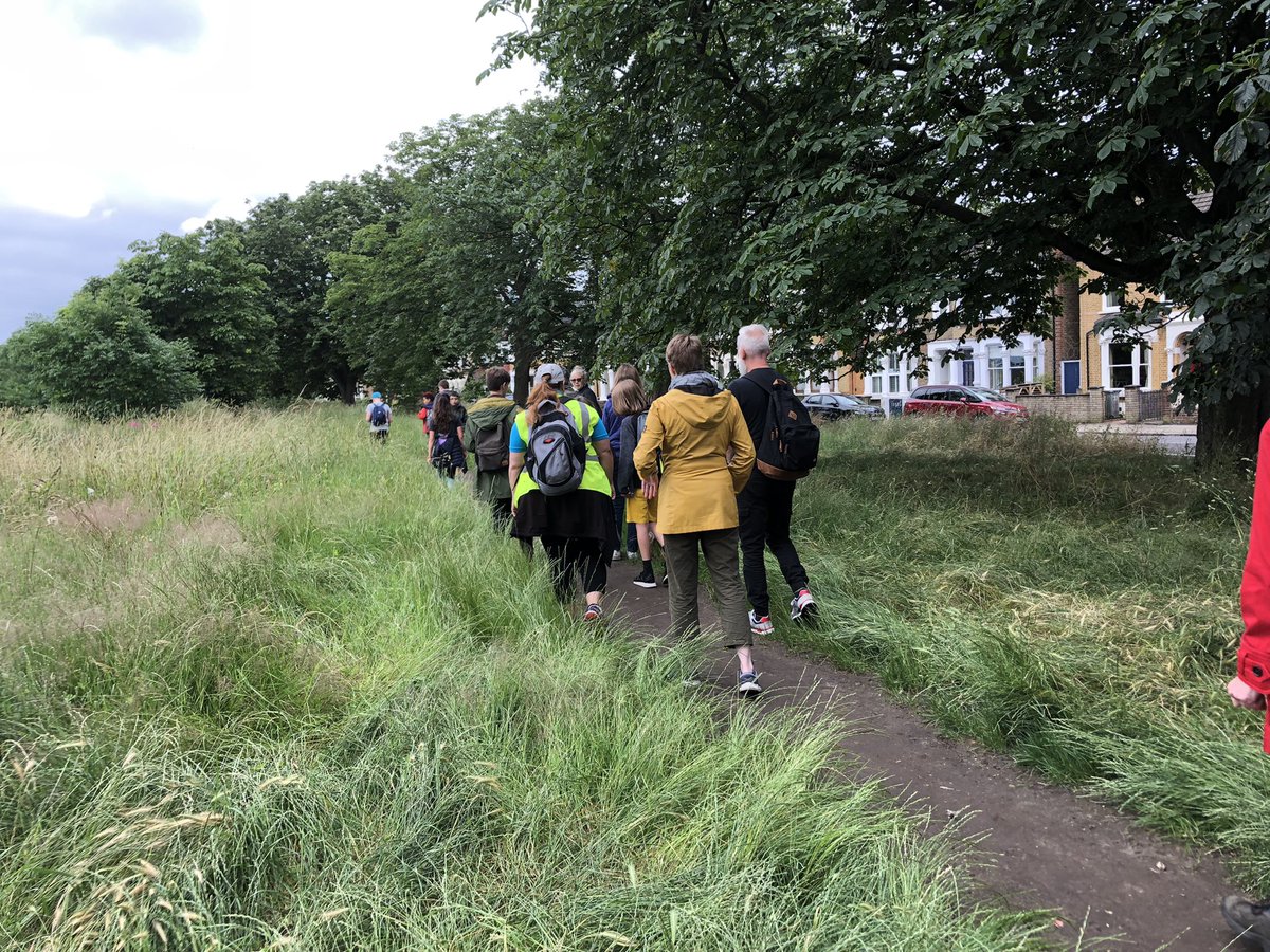 aNCommunity1's tweet photo. Huge thanks to @newhamwoodcraft folk pioneers for leading our waking group yesterday, and teaching us about Wanstead Flats and Fairy Circles 🧚 

Join any of our Walking Groups across Newham and find out more about #YourBorough 

#NewhamWalking #NewhamWoodcraft https://t.co/1mEpQLxOJd