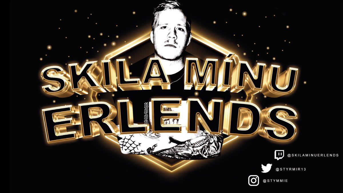 Móralskur hjá Skila Mínu Gang
twitch.tv/skilaminuerlen…