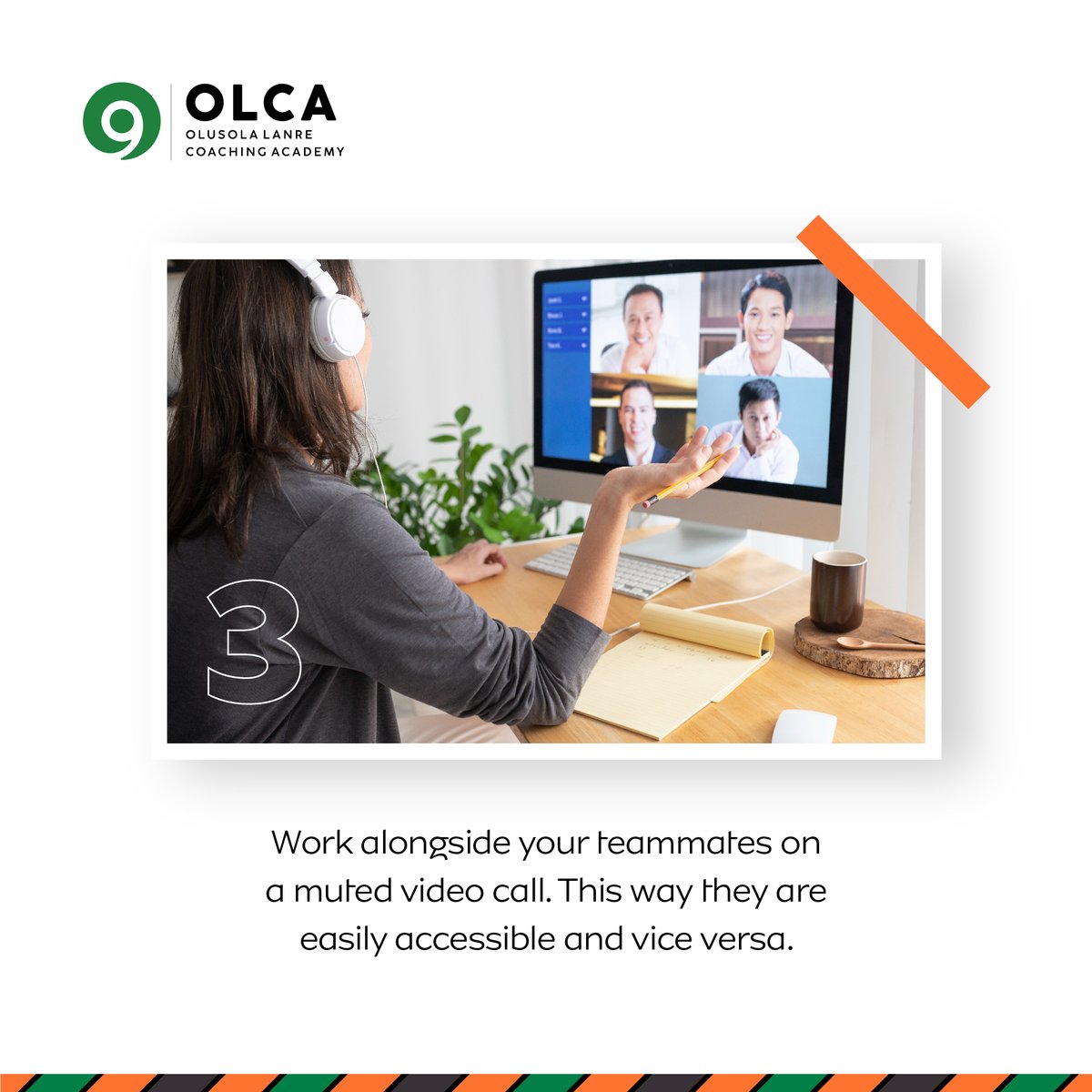 OLCAcad's tweet photo. The way we work has changed, with more people working remotely now than ever. Get ahead with these simple tips to boost productivity! https://t.co/QwVfS5AFm5
