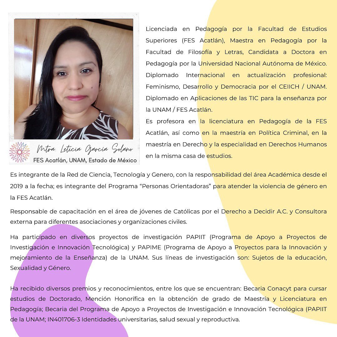 Leticia García Solano FES Acatlán - UNAM #conoceredciteg