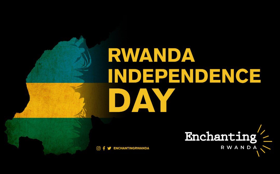 EnchantingRW's tweet photo. 59th year after the night Rwanda has gained independence.
Happy Independence Day to Rwanda.
#IndependenceDay2021 #independencedayrwanda #independentcountry #rwanda #rwandaupdate #VisitRwanda #enchantingrwanda https://t.co/r44ZGs3iNx