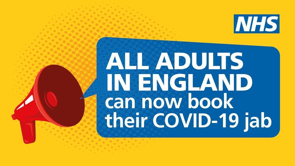 All adults can self-book their Covid-19 vaccination at a number of sites in Liverpool.

Simply visit 💻 nhs.uk/covid-vaccinat… or call 📞 119 to book your appointment now.

You can also attend a drop-in clinic for more flexibility: liverpoolccg.nhs.uk/drop-in-vaccin…

#LetsGetVaccinated