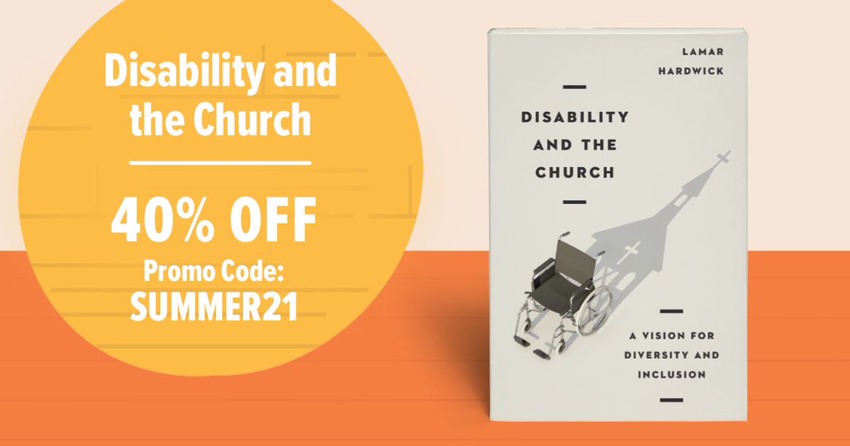 ivpress's tweet photo. #IVPSummerReading Highlight 🏖️ 'Disability and the Church' by @autismpastor. 40% off during our Summer Sale! Now through July 25.
Shop Now: https://t.co/fuIiNYAhuo https://t.co/kjDDGIBhlH