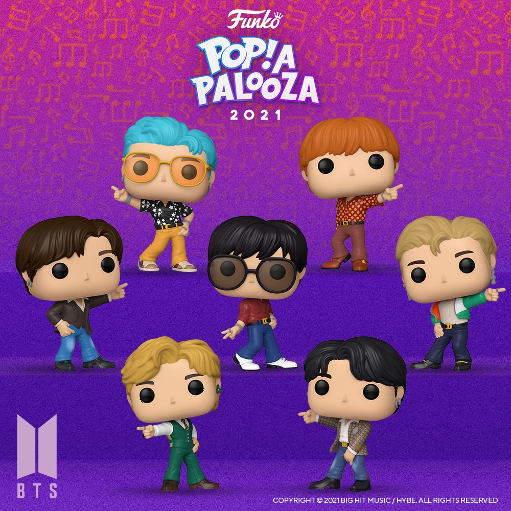 Funko on X: Popapalooza 2021: Pop! Rocks: BTS. Pre-order today!   (7pk:  #Popapalooza  #FunkoPopapalooza #Funko #FunkoPop #BTS @bts_bighit   / X