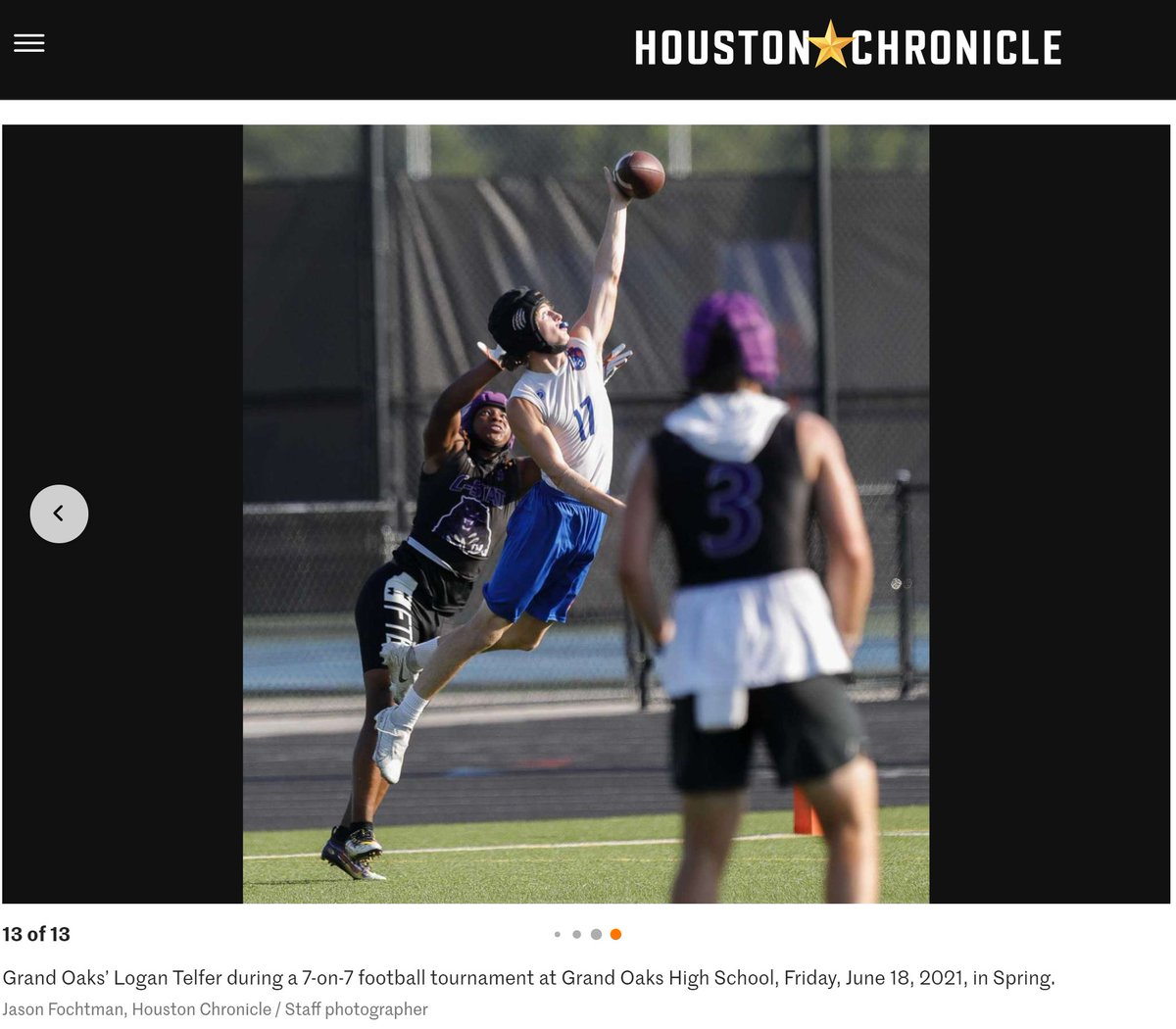 7 on 7 was a great experience.