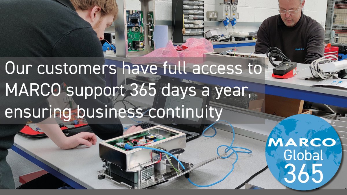 MARCO_Limited's tweet image. 🌎  Our Global 365 programme provides peace of mind for your MARCO equipment. Our support team can reach you anywhere in the world to resolve your issues. Find out more: marco.co.uk/global365/
#globalsupport #supportengineers #freshproduce #foodmanufacturing