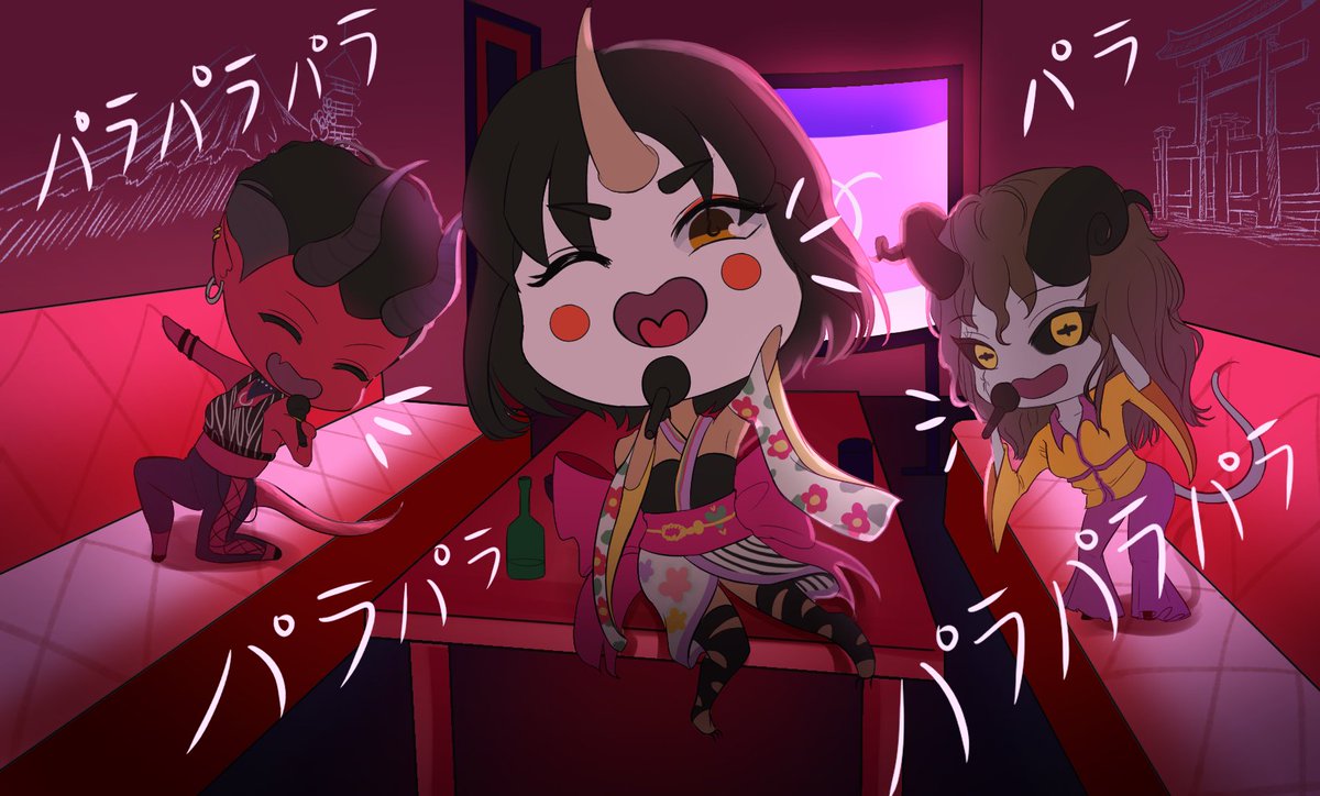 Crescentverse's tweet photo. J-POP Rocks
The trio is at it, out singing Karaoke!
#JPOP #succubus #Nightgaunt #maidchronicles https://t.co/55QQGwfEGW