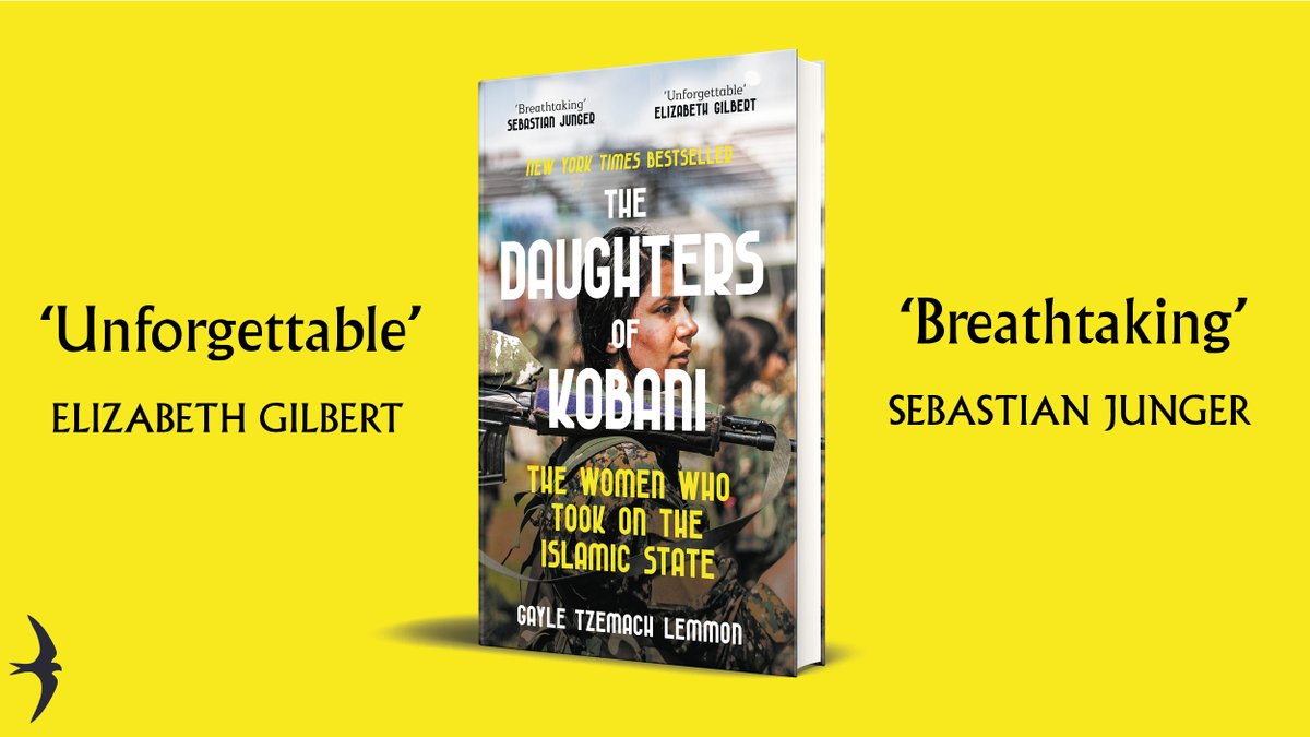 _SwiftPress's tweet photo. 'An extraordinary account of brave, defiant women fighting for justice and equality' @HillaryClinton
The 'extraordinary', 'breathtaking' and 'unforgettable' #TheDaughtersofKobani by @gaylelemmon is out now.
Buy the book: https://t.co/tmCBS2OAQa https://t.co/dQlaCV0TTm