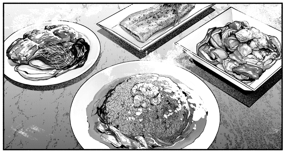 趣味で描いたメシと、しごとで描いたのみもの 