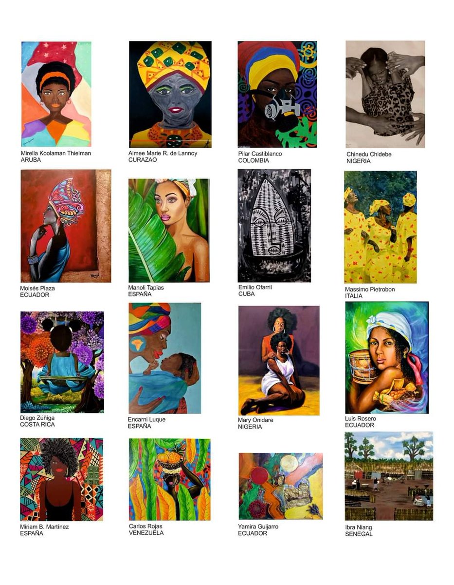Sábado 3 de julio por la tarde se inaugura la Exposición Internacional Afro-Art Barcelona 2021. En los espacios de La Panafricana, BCN
Hasta el 31 de julio.
Obras de artistas desde Curazao, Aruba, Nigeria, Cuba, Ecuador, España, Italia, Colombia, Costa Rica, Senegal y Venezuela