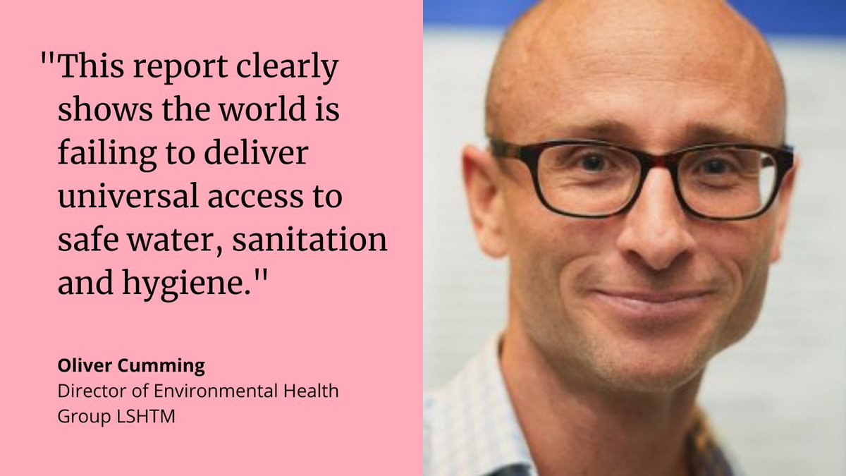 Billions of people worldwide still lack access to safe water and hygiene facilities 🌍🚰

"We need leaders to put their shoulder to the wheel on this critical issue."

Oliver Cumming comments on landmark <a href="/WHO/">World Health Organization (WHO)</a>-<a href="/UNICEF/">UNICEF</a> report 👉 uni.cf/3xd768C #HealthForAll #Goal6 <a href="/JMPWASH/">JMP</a>